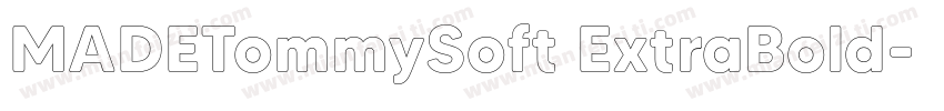 MADETommySoft ExtraBold字体转换
